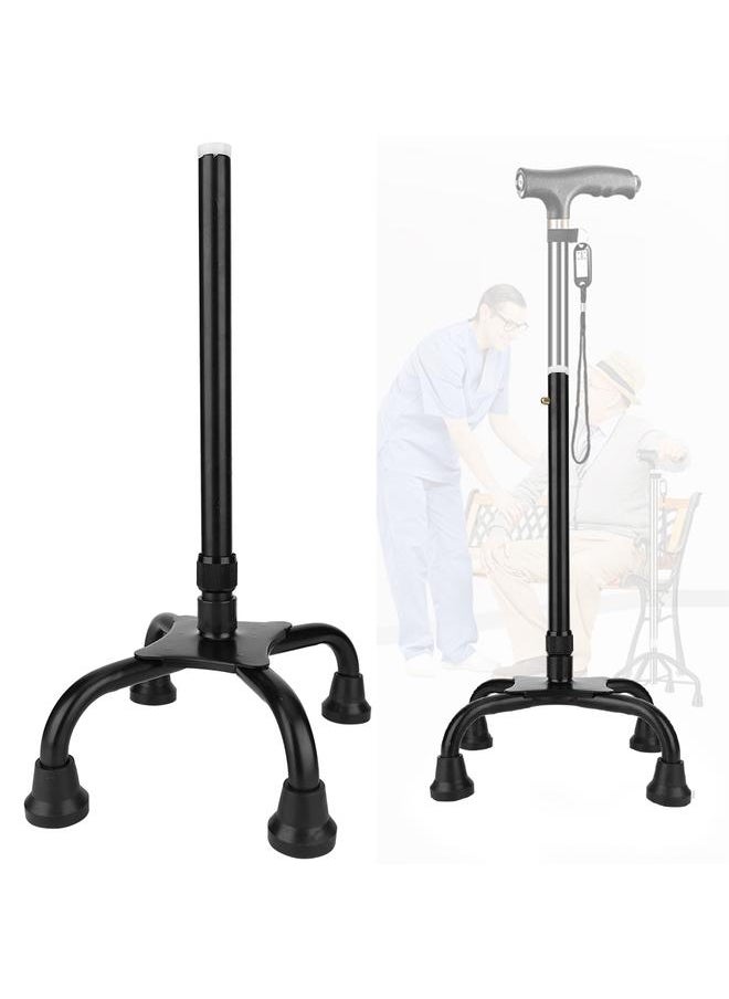 Thoraya Elderly Old People Walking Cane Support Stick Helping Brace with Anti-slip Four Feet  - Image 5