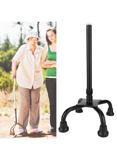 Thoraya Elderly Old People Walking Cane Support Stick Helping Brace with Anti-slip Four Feet  - Image 3