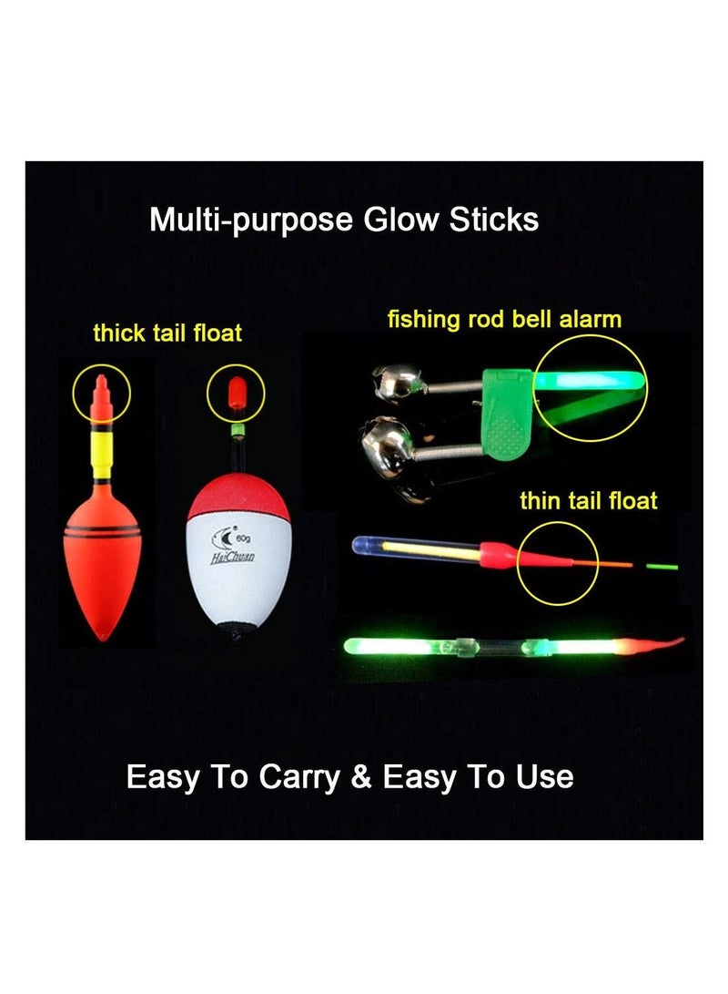 SYOSI , Upgraded Fishing Green Light Sticks, Brighter Longer Lasting Fishing Glow Sticks Used On Float, Bobbers, Pole, Fishing Accessories - Image 4