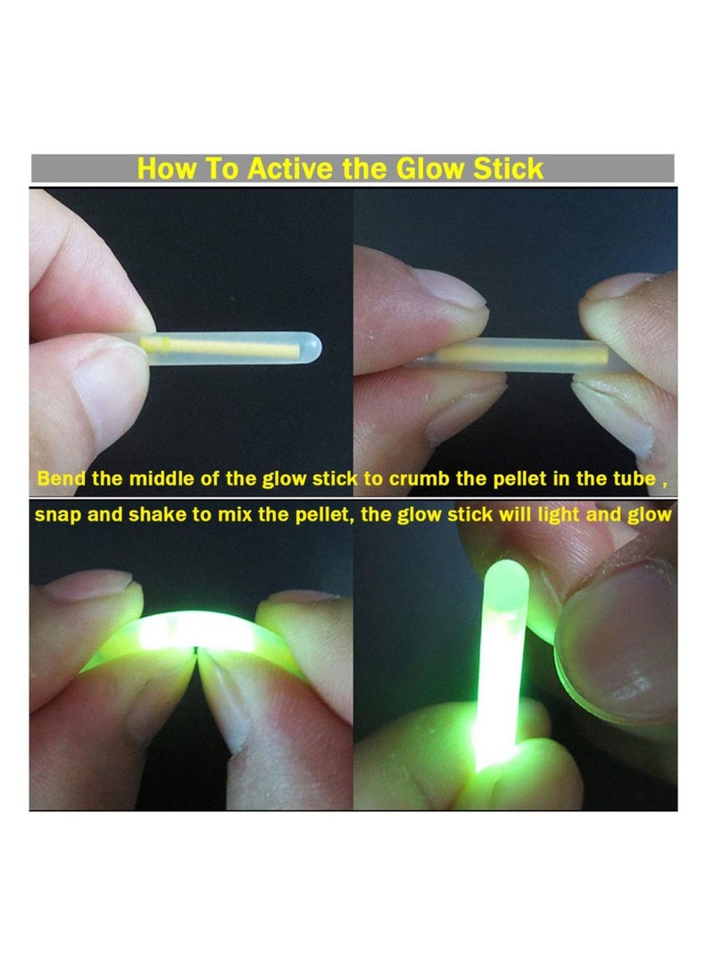 SYOSI , Upgraded Fishing Green Light Sticks, Brighter Longer Lasting Fishing Glow Sticks Used On Float, Bobbers, Pole, Fishing Accessories - Image 5