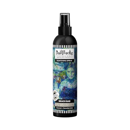 Dollylocks Sea Salt Texture Spray | Plant-Based, Vegan, Residue-Free | Tighten Locs Dreadlocks | Loose Hair Care | Coconut Lime | 8oz - Image 1