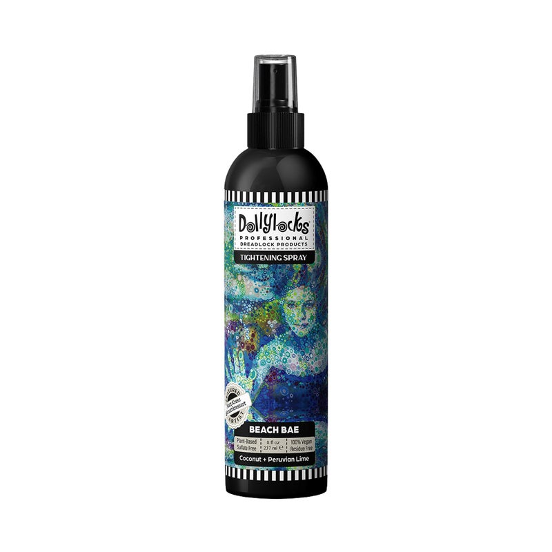 Dollylocks Sea Salt Texture Spray | Plant-Based, Vegan, Residue-Free | Tighten Locs Dreadlocks | Loose Hair Care | Coconut Lime | 8oz - Image 2