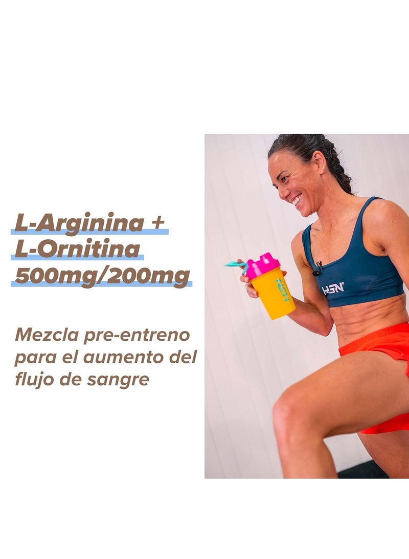 HSN L-Arginine + L-Ornithine 500mg/200mg - 120 veg caps - Image 4