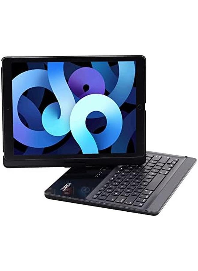erorex - iPad Pro 12.9 Case With Keyboard 2017 2Nd 2015 1St Generation 360 Rotatable Wireless Folio 180 Swivel Stand Hard Cover Auto Sleep Wake Up - Image 1