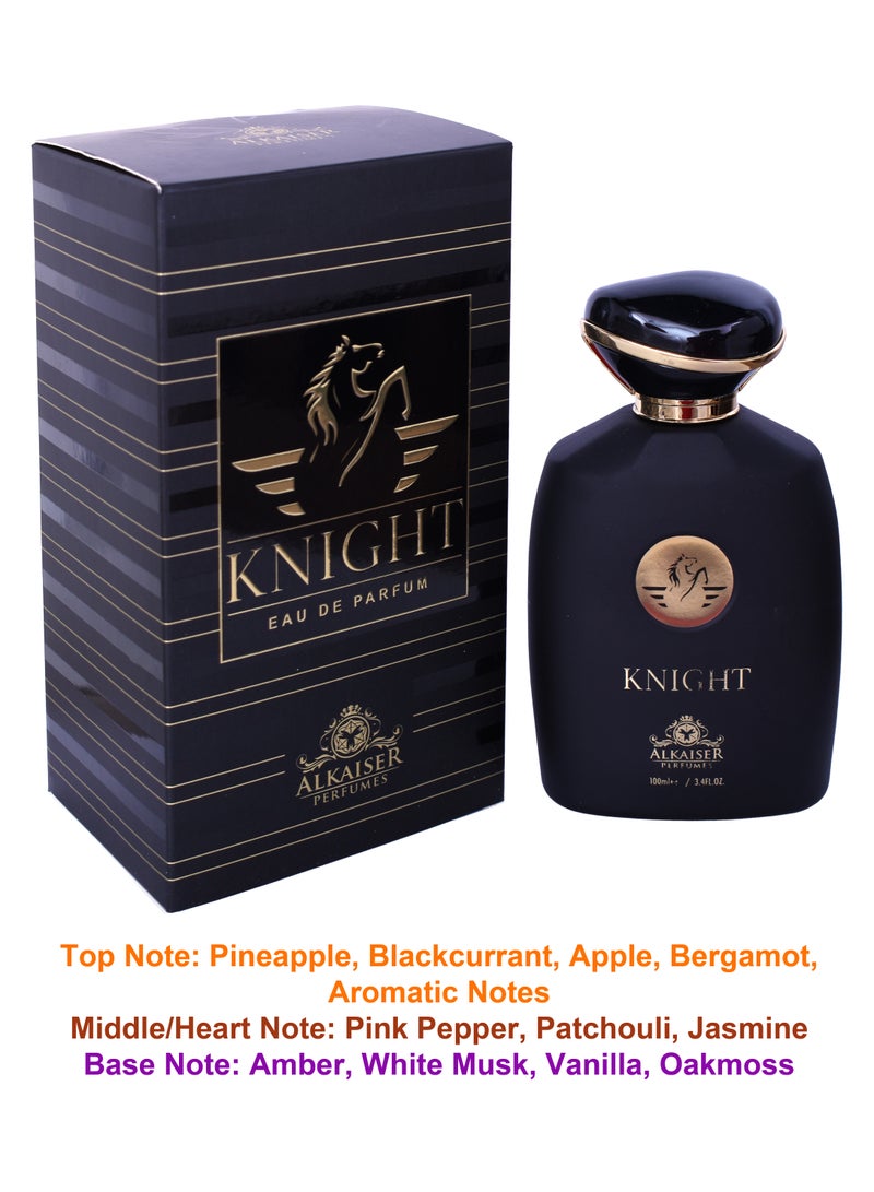 ALKAISER PERFUMES KNIGHT Eau De Parfum 100ml ALKAISER PERFUMES Unleash Timeless Elegance with this Captivating Fragrance - Image 3