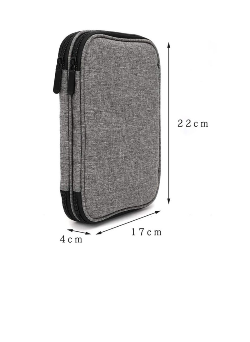 KASTWAVE Storage Case for Circular Knitting Needles, Knitting and Crochet Organiser, Crochet Tool Organiser Case, Knitting Accessories Zipper Bag - Image 2