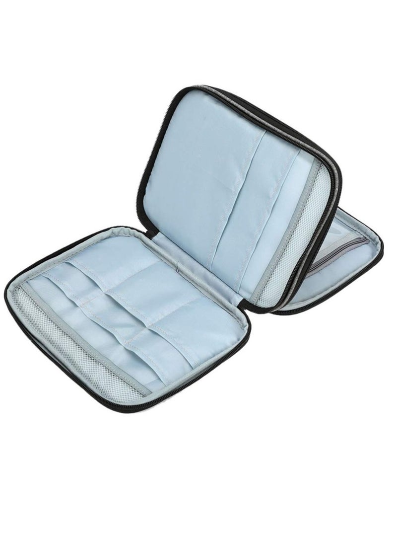 KASTWAVE Storage Case for Circular Knitting Needles, Knitting and Crochet Organiser, Crochet Tool Organiser Case, Knitting Accessories Zipper Bag - Image 3