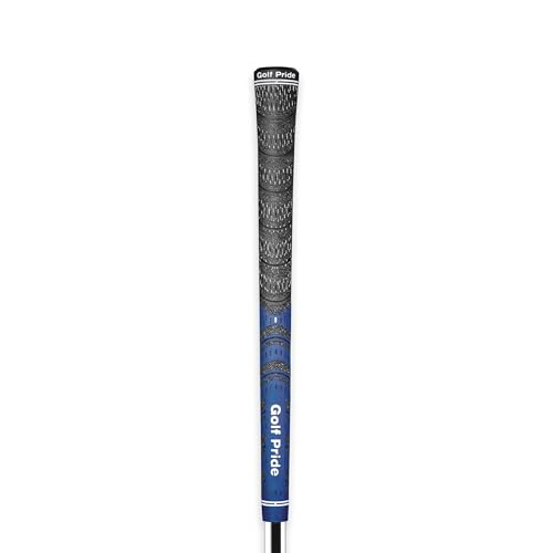 Golf Pride MCC Golf Club Grip - All-Weather Hybrid Grip - Brushed Cotton Cord & Pebbled Texture - Moisture-Wicking Technology - Midsize - Blue - Image 1