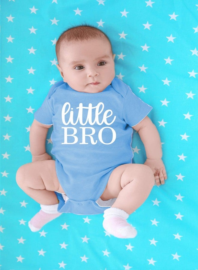 CBTwear Little Bro - Baby Clothes - Funny Newborn Bodysuit Outfits for Boys (Newborn, Light Blue) - Image 4