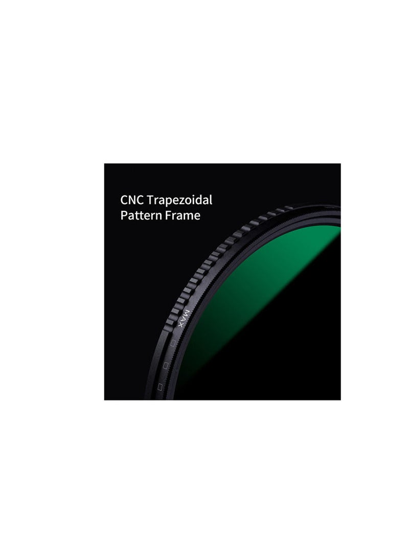 K&F Concept 82mm ND8 to ND2000 Nano X Variable ND Filter with Multi Resistant Coating