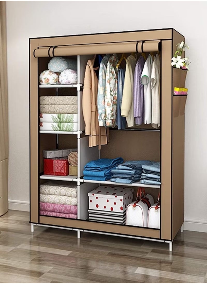 EXCLIFE Premium Wardrobe Clothes Storage Organizer Fabric  - Image 2