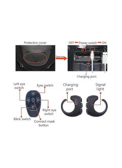 MARVEL Spider M𝐚n Mask Moving Eyes, Realistic Spider Super Hero Full Mask Remote Control Movable Mechanical Eyes, Wearable Movie Prop Mask for Cosplay Birthday  - Image 3