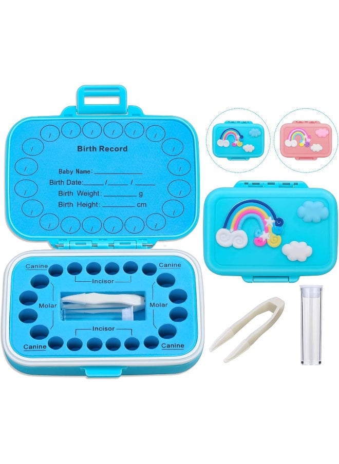 Caffox - Caffox Tooth Holders for Kids Keepsake, Baby Teeth Keepsake Box, Tooth Saver, Tooth Container for Lost Teeth, Teeth Storage Holder for Tooth Fairy - Image 1