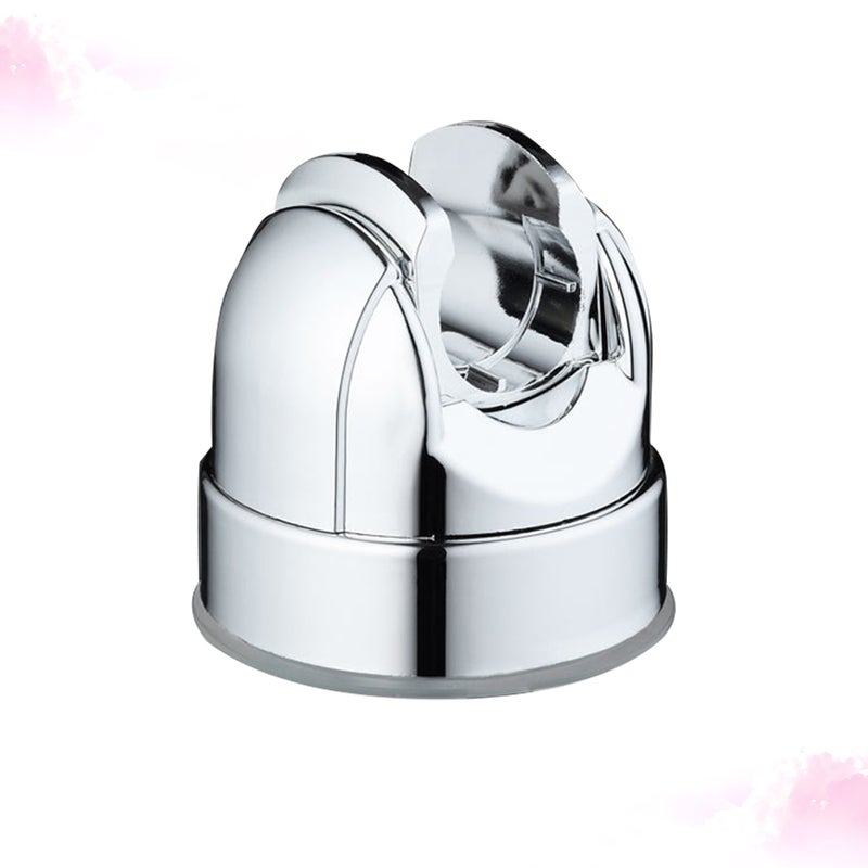 2pcs Plating Bathroom Holder Rack Bracket Cup Base Hand Bracket Shower Fixed Accessories ( ) - Image 1