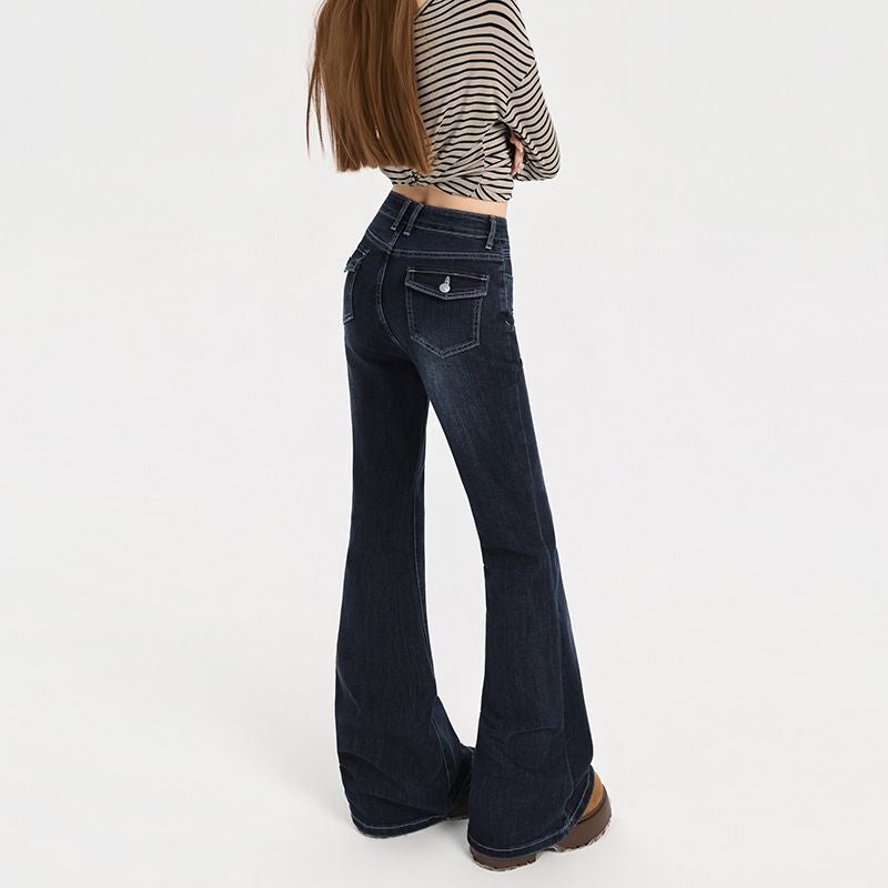 Unisex Classic Denim Jeans Loose Fit Daily Outdoor Wear - Image 1