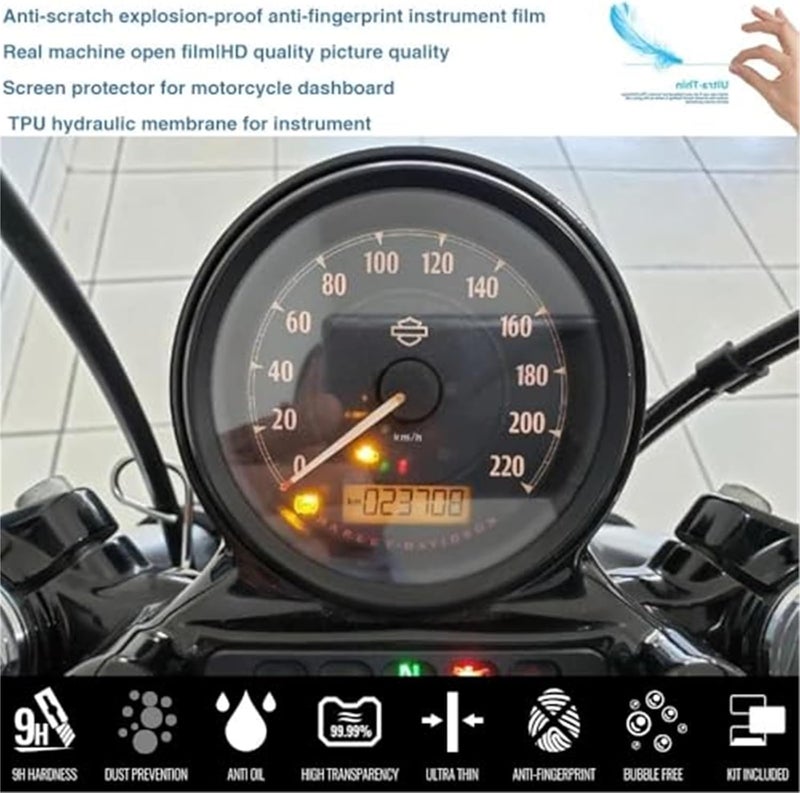 QASULER Motorcycle Screen Protector for Harley Davidson - Image 2