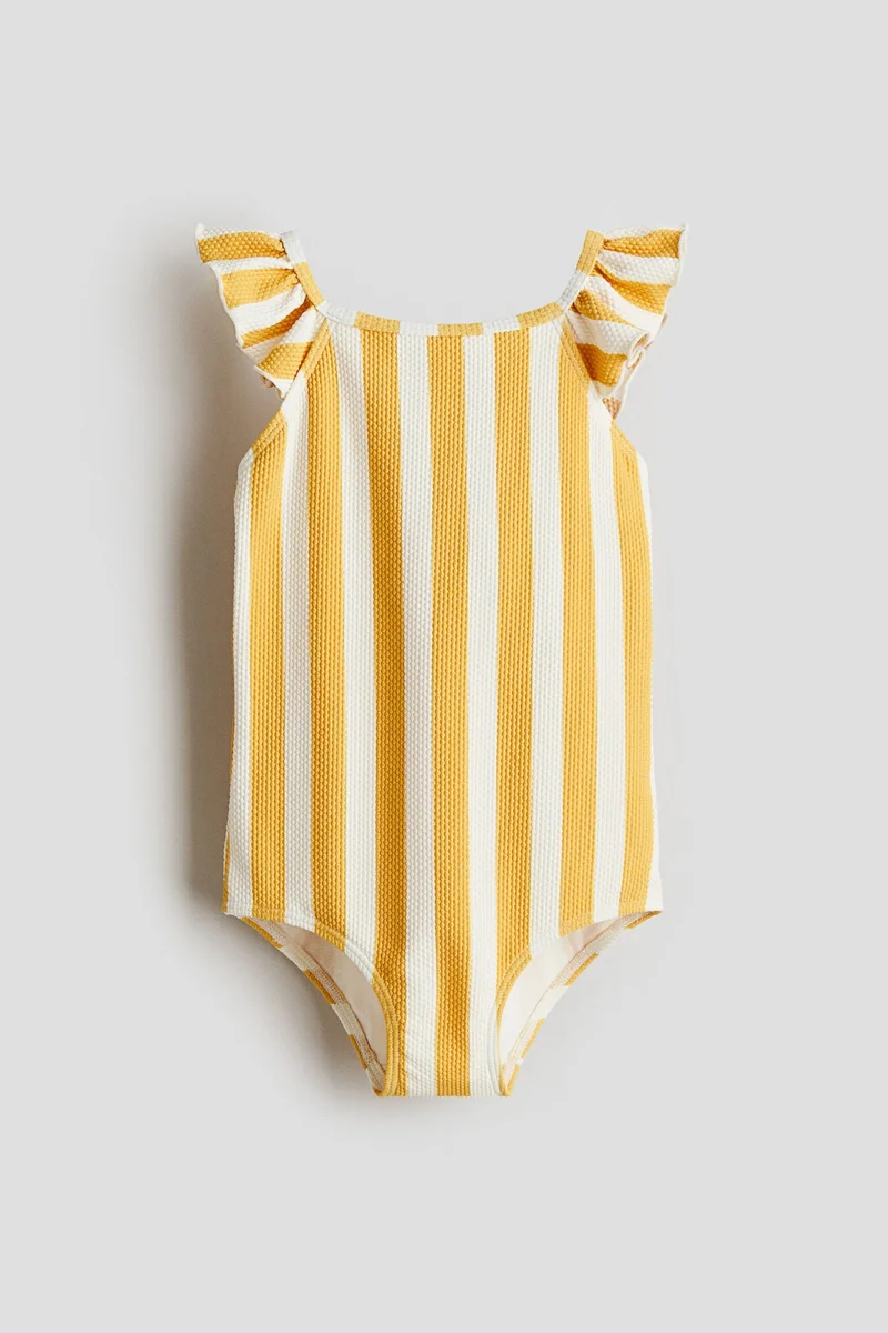 اتش اند ام ملابس سباحة منقوشة