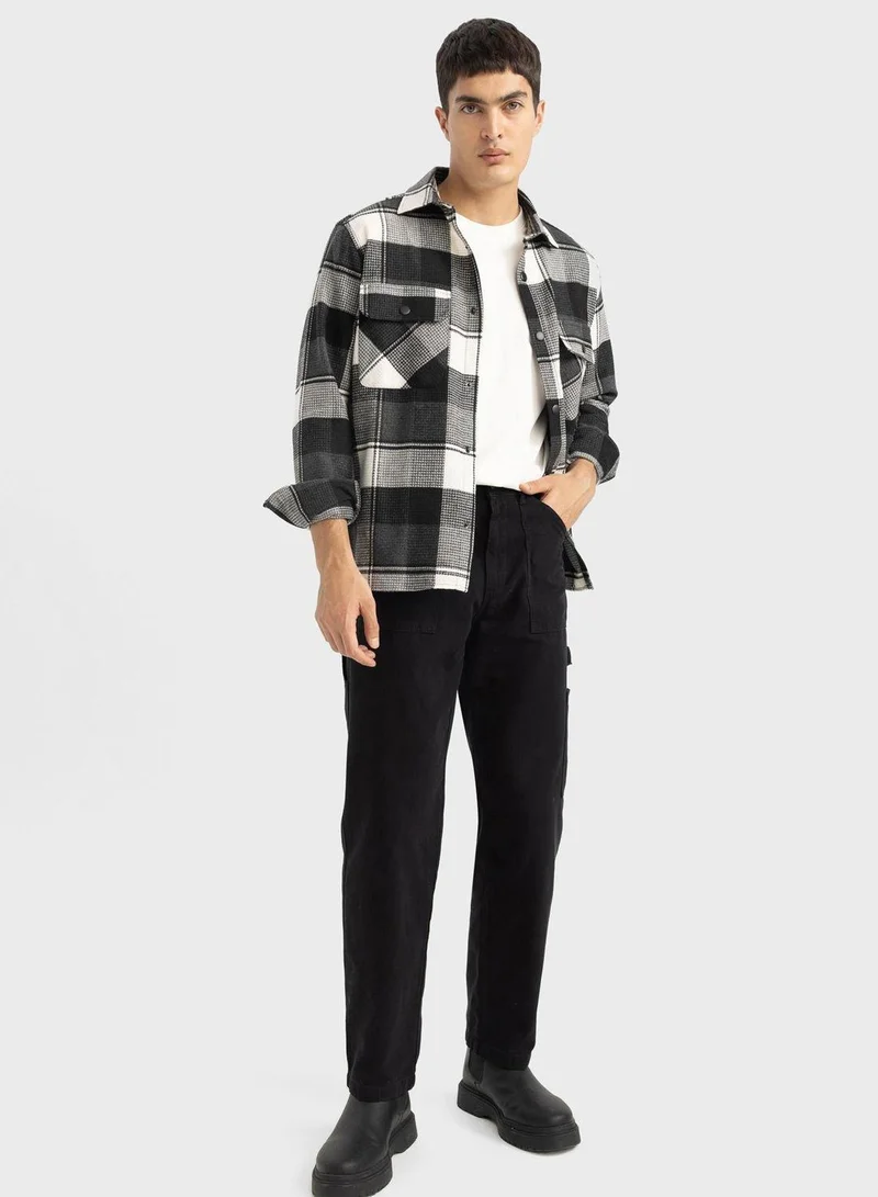 DeFacto  Straight Fit Carpenter Pants  | Best Price UAE