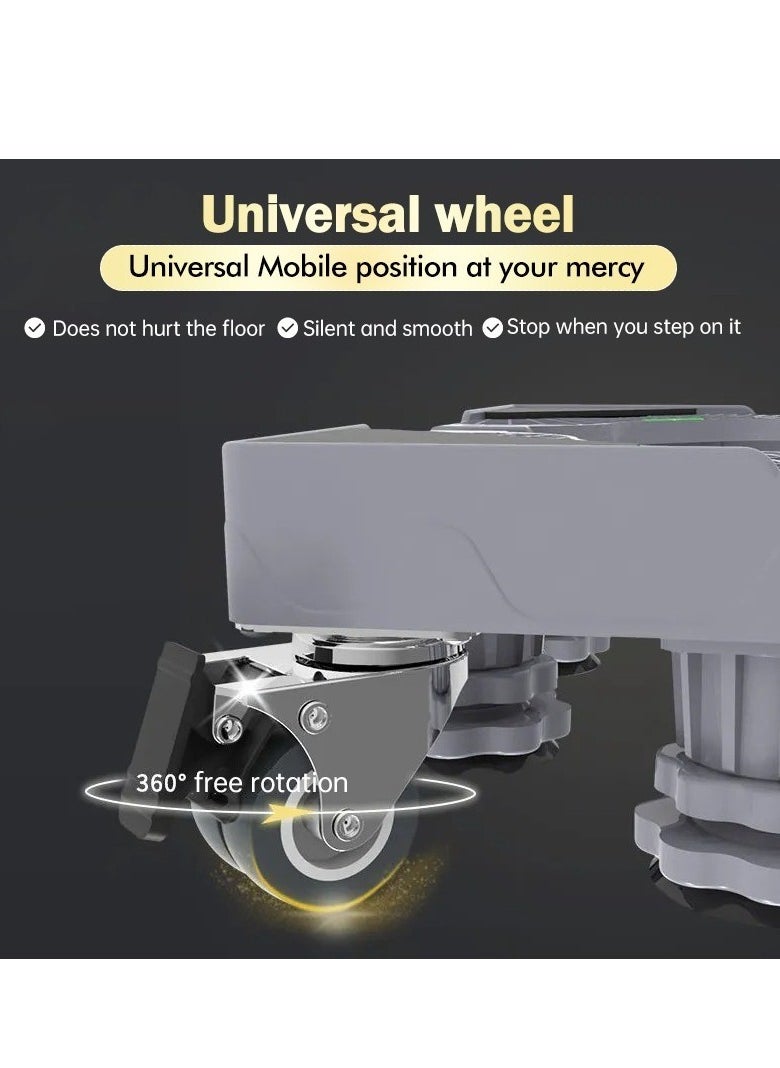Fridge Stand Mover Washing Machine Stand Base Ajustable Refrigerator Stand Roller Refrigerator Base