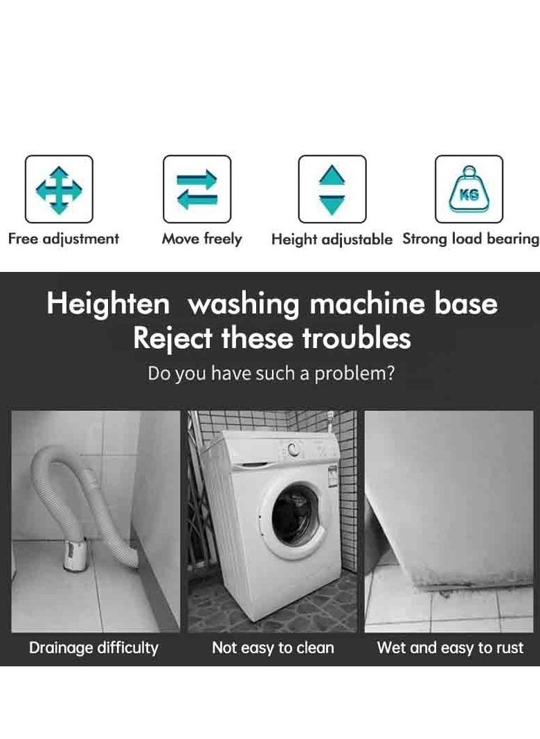 Fridge Stand Mover Washing Machine Stand Base Ajustable Refrigerator Stand Roller Refrigerator Base