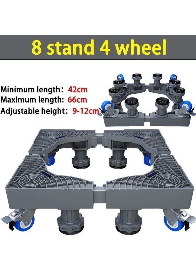 Fridge Stand Mover Washing Machine Stand Base Ajustable Refrigerator Stand Roller Refrigerator Base