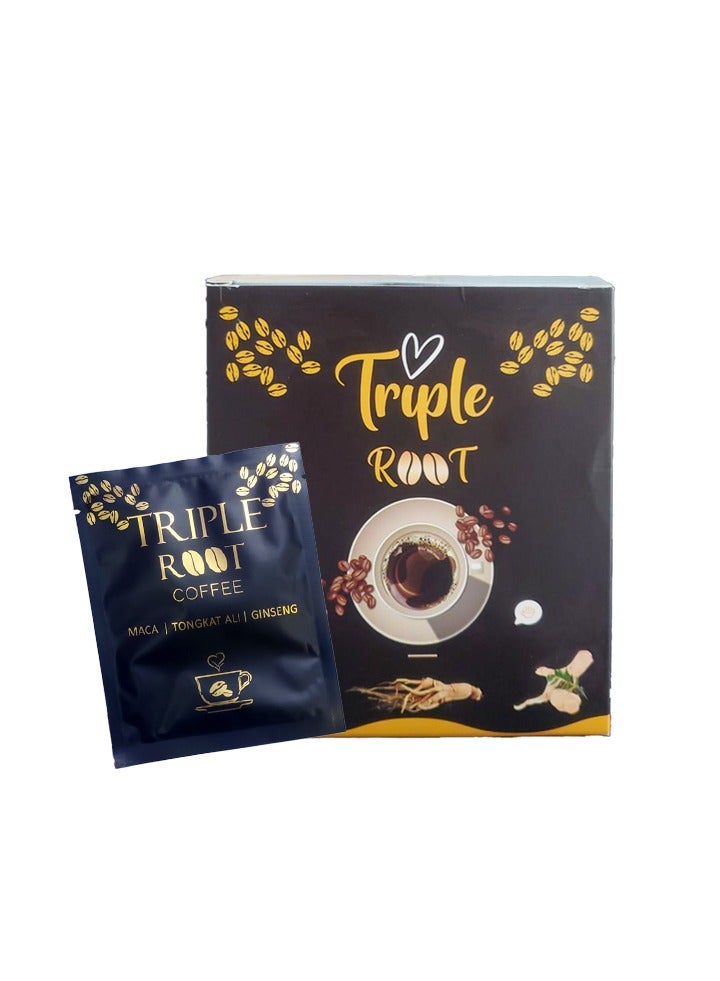 Luqmani Herbs Triple Root Coffee Unleash the Energy of Maca, and Ginseng - Image 1