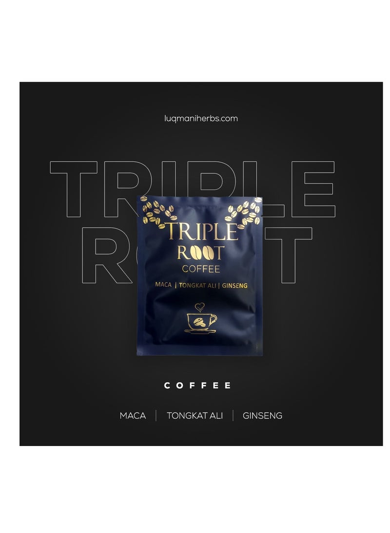 Luqmani Herbs Triple Root Coffee Unleash the Energy of Maca, and Ginseng - Image 2