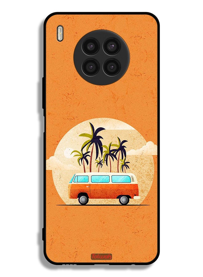 Tolwak Honor 50 Lite Protective Case Cover Bus Art - Image 2