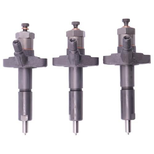 Lesurey 3 Pcs Fuel Injectors D0NN9F593A D4NN9F593A Compatible with Ford Tractors 2000 3000 3400 3500 3550 4000 4400 4500 5000 5100 5200 5500 5550 8000 - Image 1