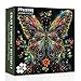 PPuzzling Butterfly Puzzles for Adults 1000 Pieces Glowing Rainbow Wings Jigsaw Puzzles Fantasy Floral Nature Puzzle - Image 2