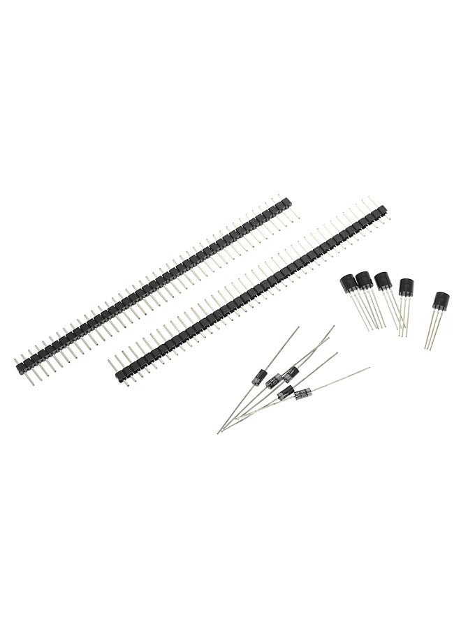 New Electronics Components Basic Starter Kit for Arduino MEGA2560 Raspberry Pi with LED Precision Potentiometer Buzzer Capacitor Resistor
