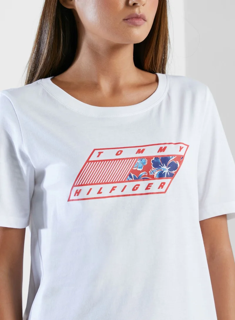 TOMMY HILFIGER Regular Two Tone T-Shirt