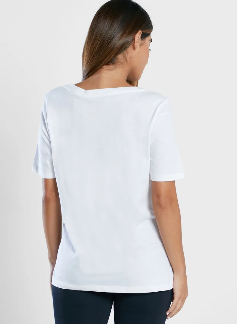 TOMMY HILFIGER Regular Two Tone T-Shirt