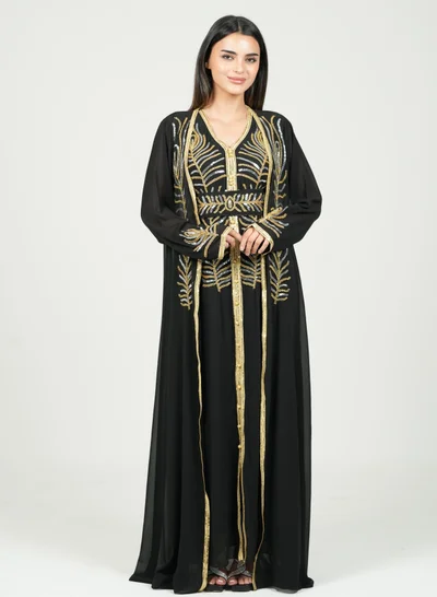 AL BENT AL SHARQIEH embroidered kaftan dress jalabia