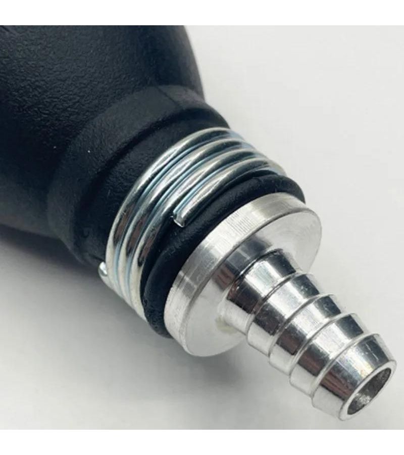 8mm Manual Fuel Pump Line Rubber Aluminum Hand Primer Diesel Transfer Petrol Car Boat - Image 5
