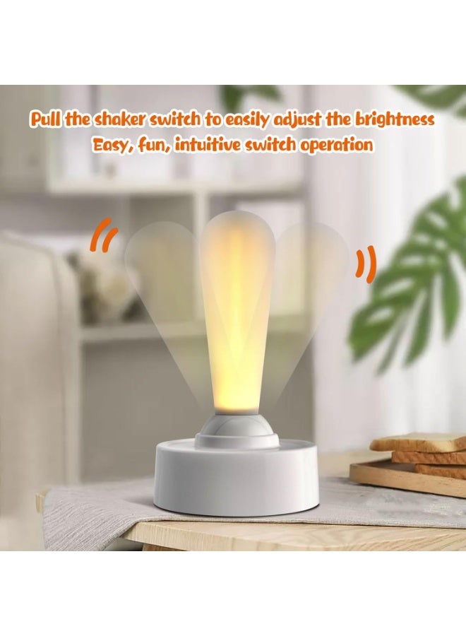 ELTRAZONE Dimmable Tilt LED Lamp with 2 Brightness Levels – Adjustable Wall Sconce & Table Lamp with USB Charging, Rocker Design, Eye-Caring Light for Bedroom, Bedside, Living Room, Study, or Office - Image 4