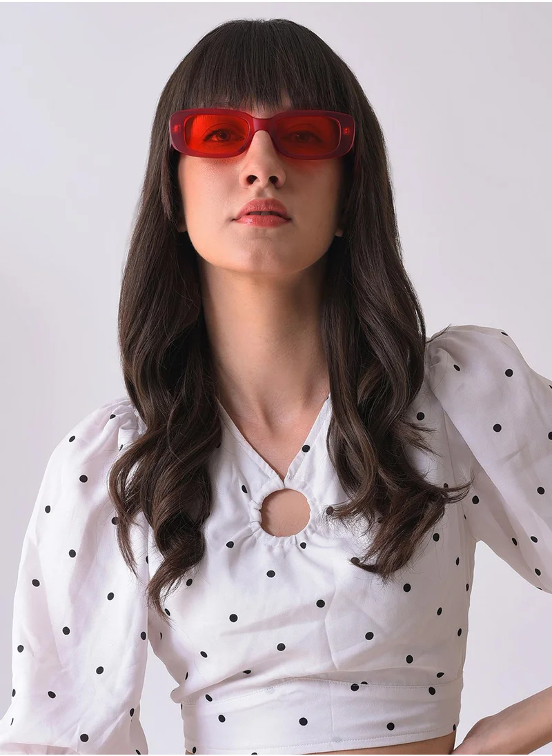 Haute Sauce Orange Lens Orange Wayfarer Sunglasses