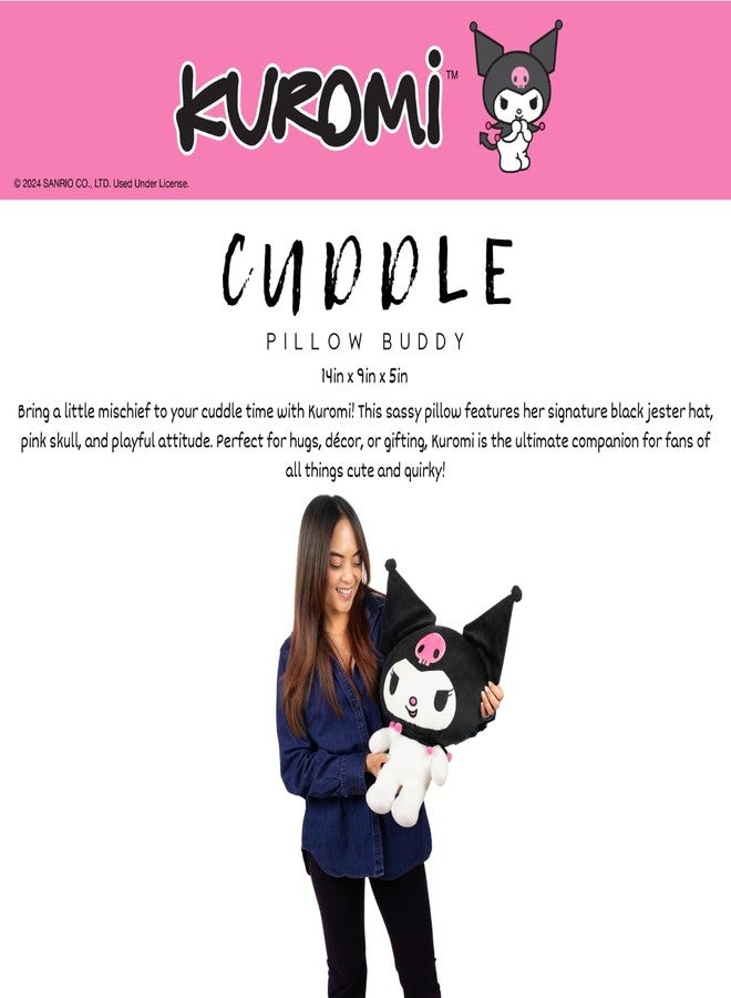 Franco Collectibles Kuromi Bedding Super Soft Cozy Decorative Cuddle Pillow, (Officially Licensed Product) By Franco - Image 3