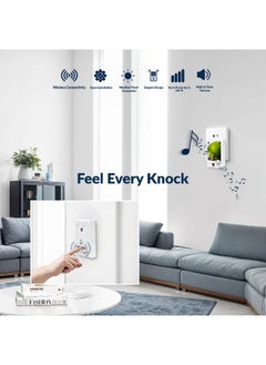 KADRIS Wireless Door Bell High and Clear Volume ET-1232 DC operated with 100 Meter Range with Batery  - Image 2