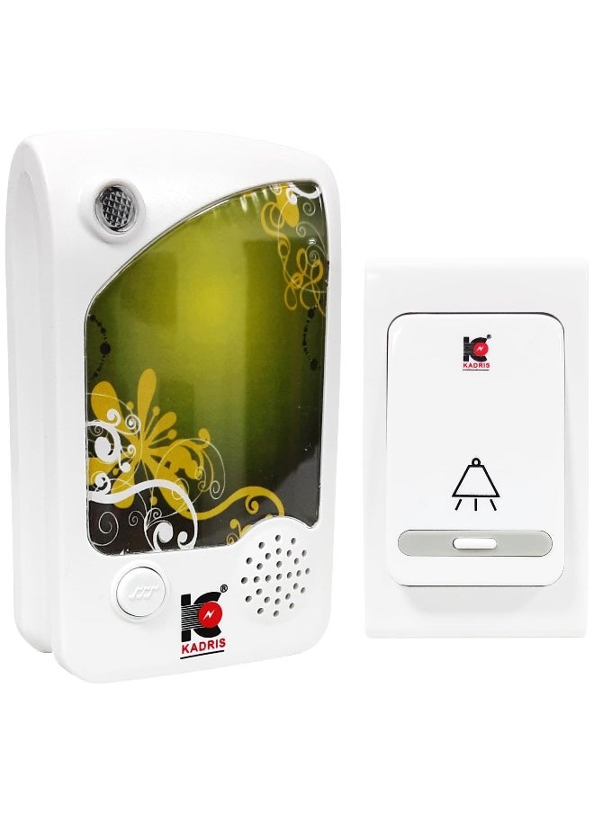 KADRIS - Wireless Door Bell High and Clear Volume ET-1232 DC operated with 100 Meter Range with Batery - Image 1