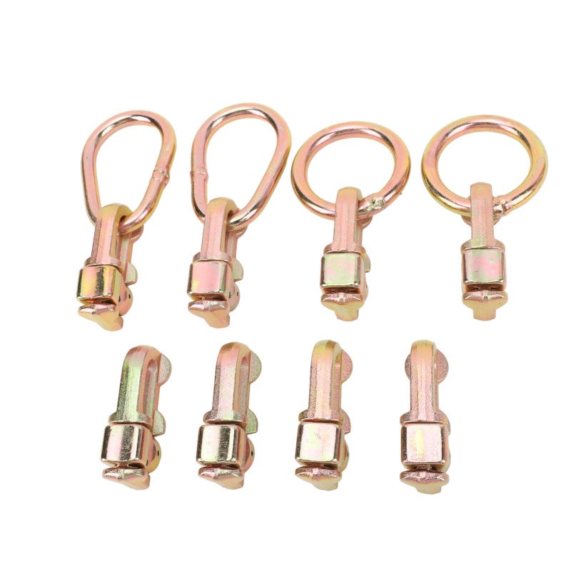 L Track Stud Fittings with O Ring Carbon Steel Standard Size for Truck Beds Trailers - Erosion Resistant Versatile Use Tie Down Fitting for Vans Camping - Image 4