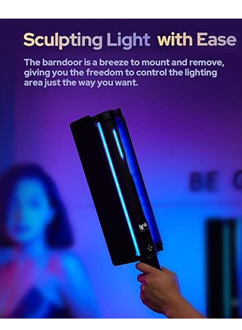 BlueFire RGB LED Light Stick – 20W Portable Handheld Light Wand with 360° Full Color (2800K-6800K), 14 FX Lighting Effects, Remote Control, Built-in 1680mAh Battery, 96 CRI, 98 TLCI for Photography, Videography, Vlogging - Image 5