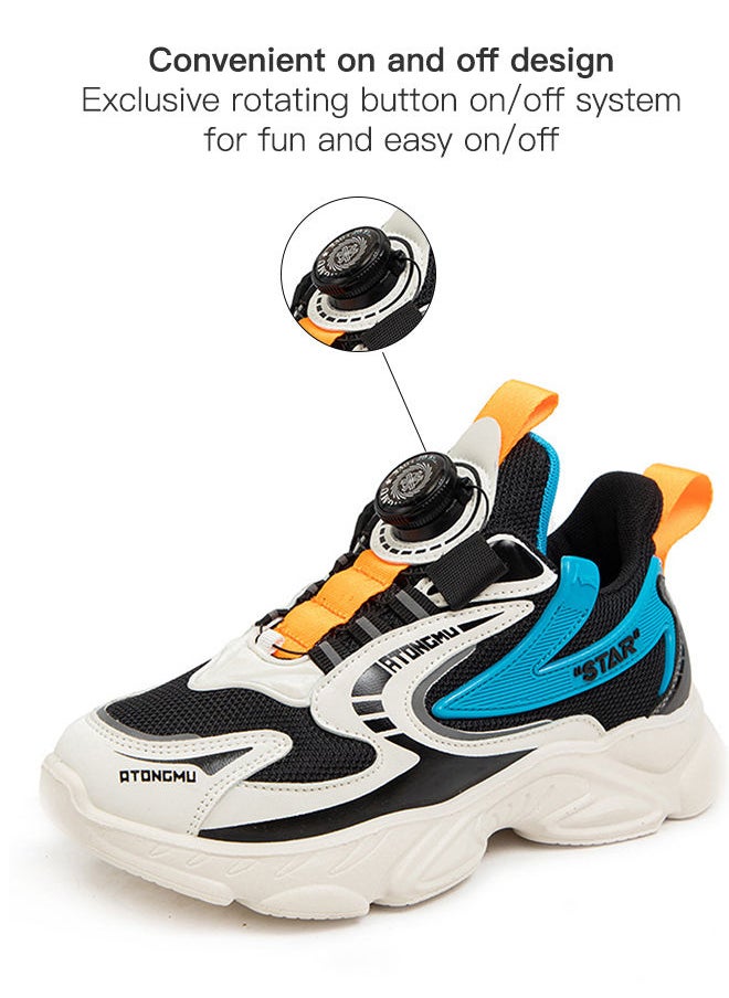 Sharpdo - Knitted Kids' Sneakers Mesh Sports Shoes Breathable Lightweight Running Shoes for Kids Fashion Athletic Casual Shoes Kids Breathable Shoes - Image 1