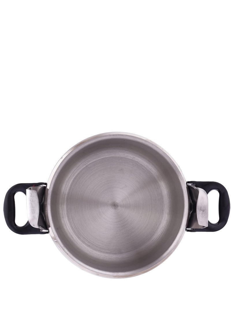 طباخة قدر ضغط مصنوع من الألمنيوم عالي الجودة و الأمان يتميز بتظام فريد يوفر سهولة الفتح والإغلاق مزود بصمام لمزيد من الأمان بسعة 7 لتر - Image 3