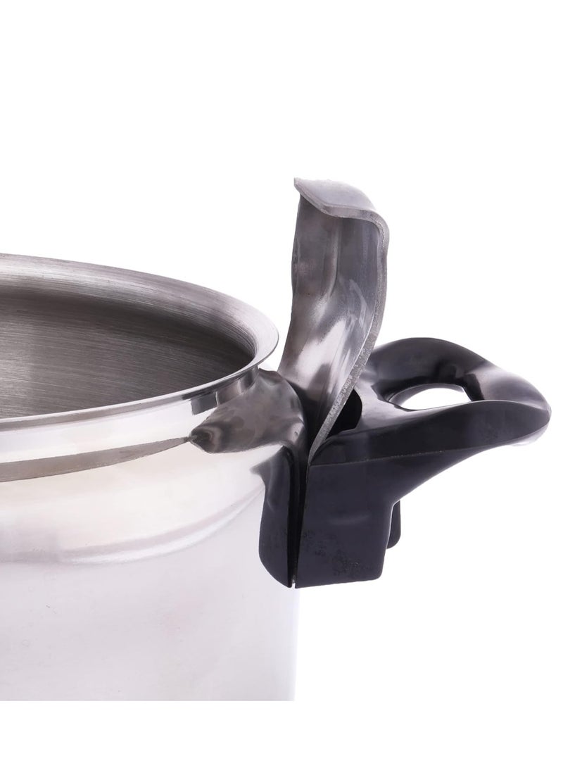 طباخة قدر ضغط مصنوع من الألمنيوم عالي الجودة و الأمان يتميز بتظام فريد يوفر سهولة الفتح والإغلاق مزود بصمام لمزيد من الأمان بسعة 7 لتر - Image 4