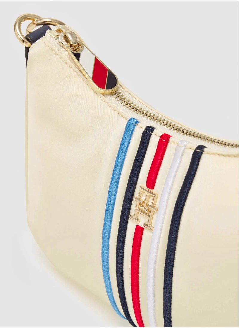Tommy Hilfiger Plus Tommy Hilfiger Plus Solid Poppy Shoulder Bag  - Image 3