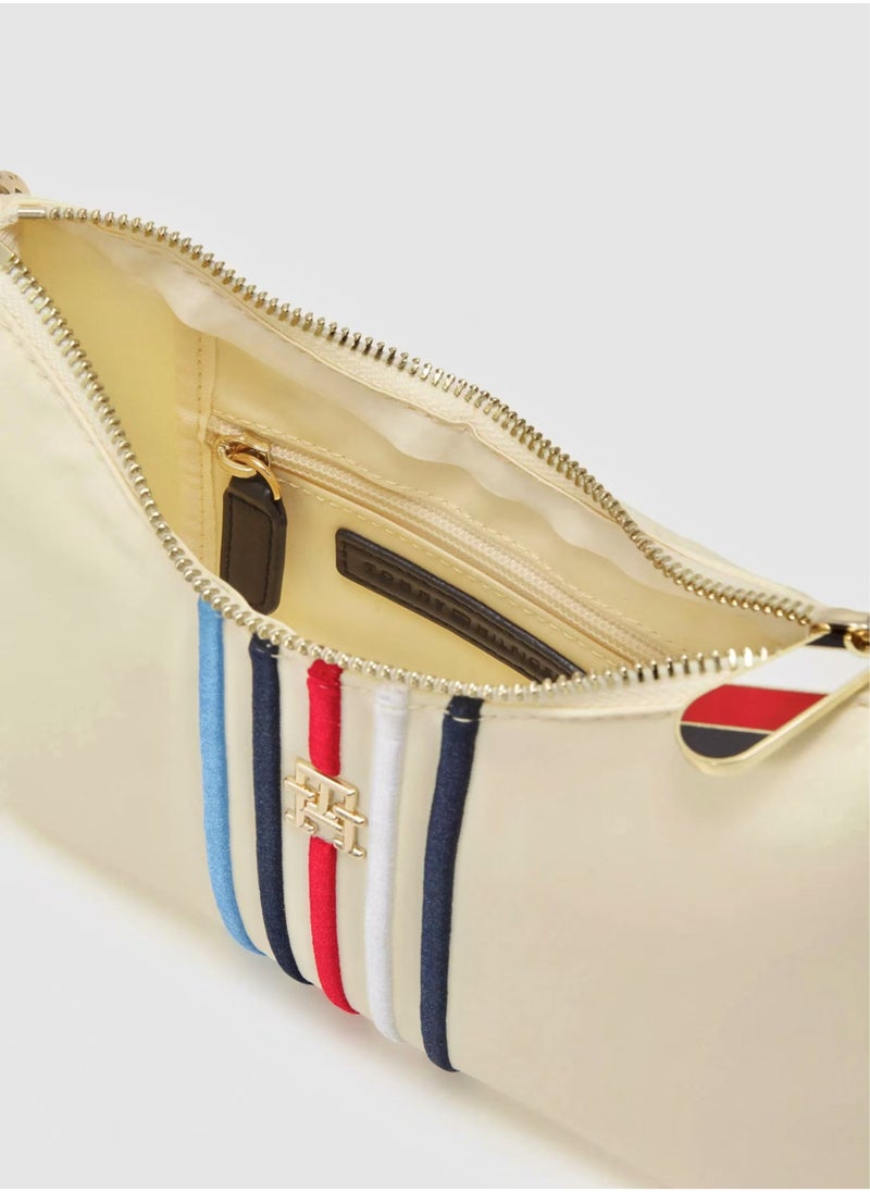 Tommy Hilfiger Plus Tommy Hilfiger Plus Solid Poppy Shoulder Bag  - Image 4