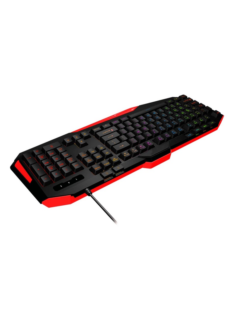 Wired RGB Gaming Keyboard – Professional Arabic/English Layout - Image 3