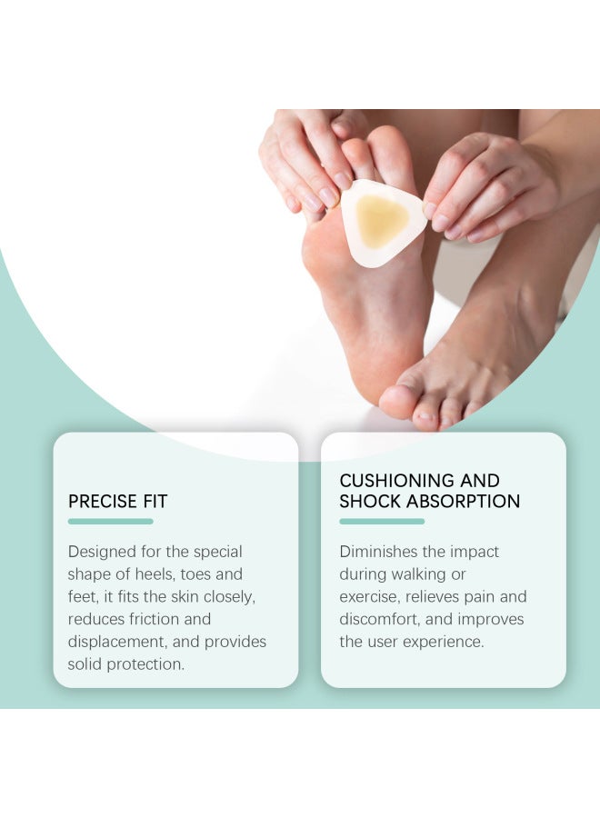 EELHOE Water Blister Bandage Foot Breathable Lightweight Dry Portable Plaid Stable Foot Skin Care Bandage - Image 3