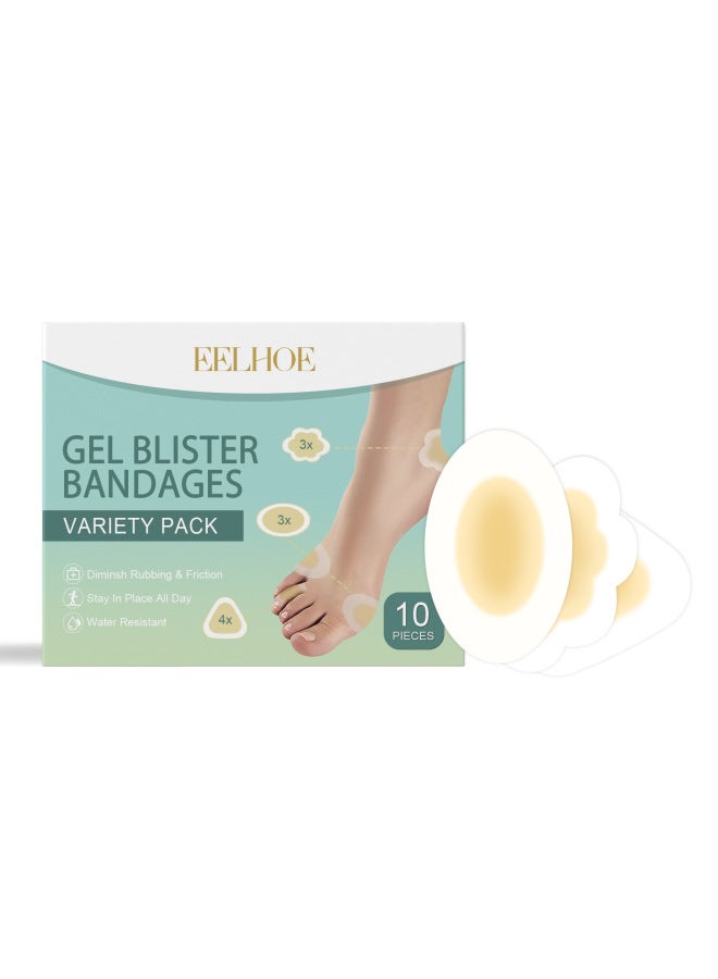 EELHOE Water Blister Bandage Foot Breathable Lightweight Dry Portable Plaid Stable Foot Skin Care Bandage - Image 1